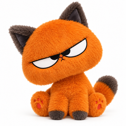 Peluche de gato gruñón, el regalo original