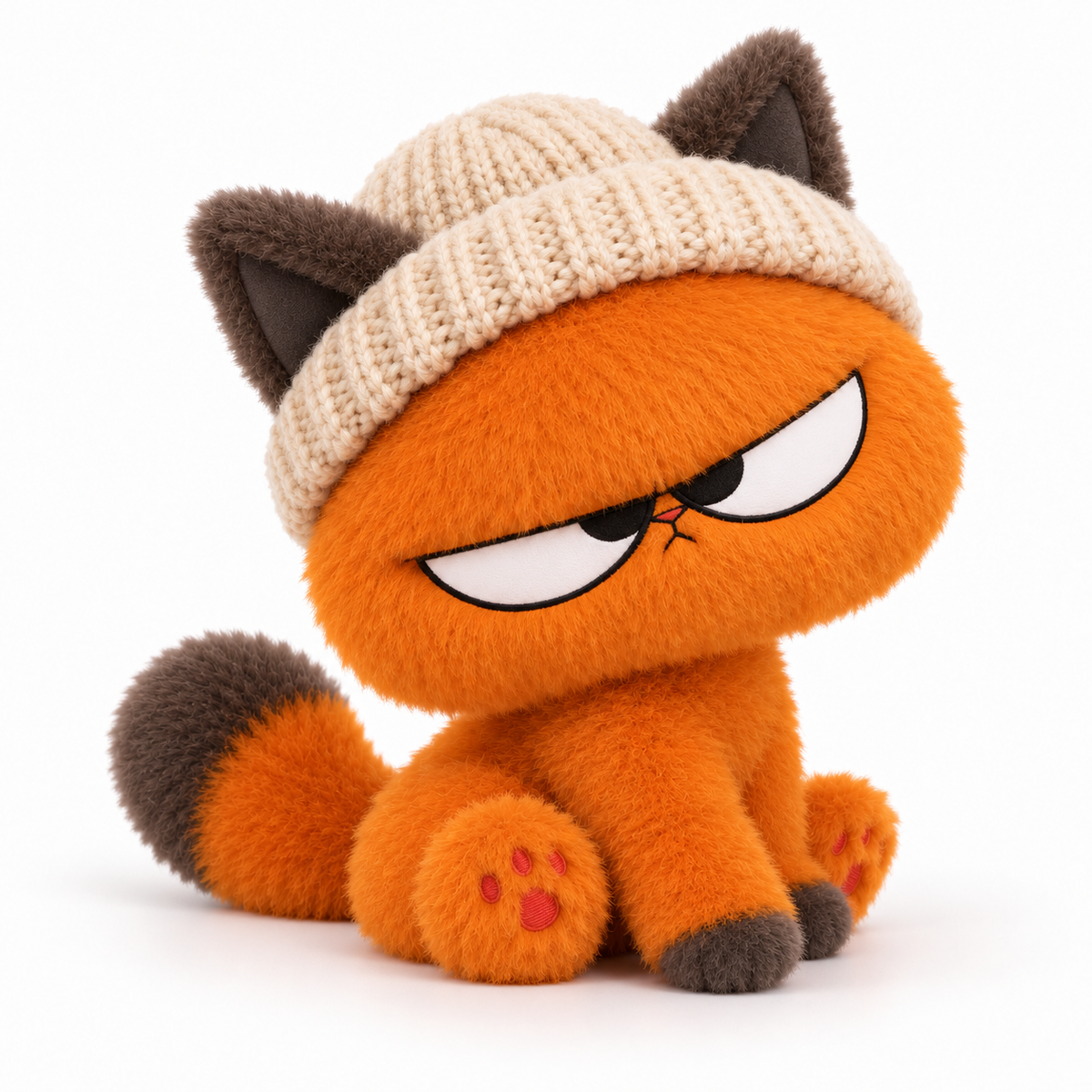 Peluche de gato gruñón, el regalo original